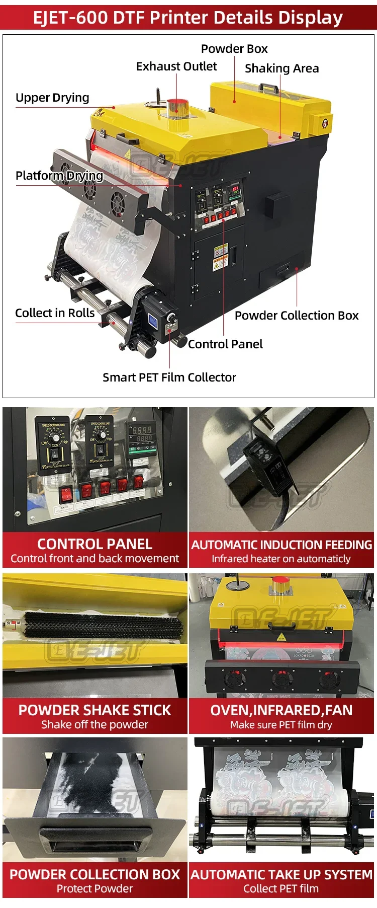 大判印刷機,xp600またはi3200ヘッド付き60cmプリンター