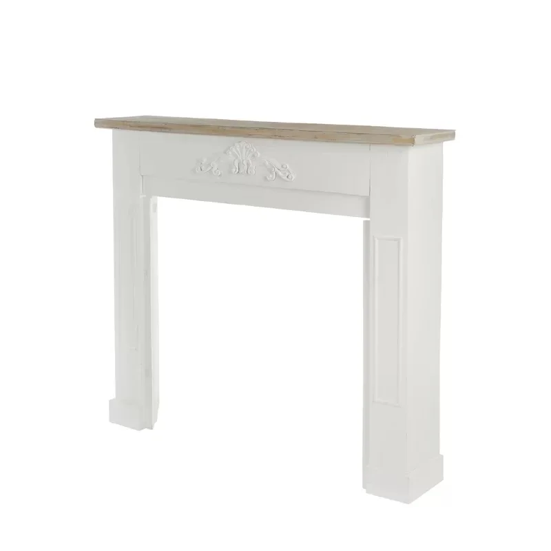 

American French retro solid wood fake fireplace decorative frame wedding photography props homestay floral studio decoration