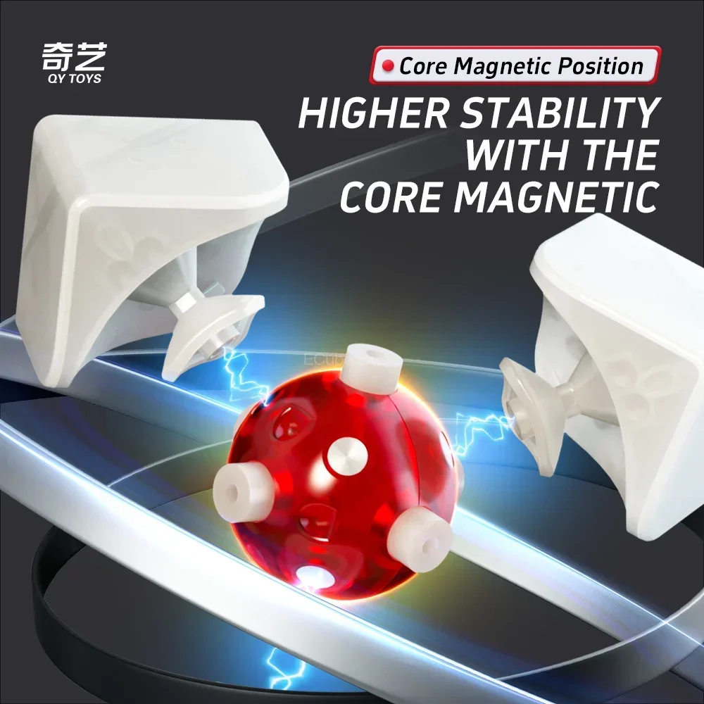 [ECube] QiYi M Pro 2x2x2 Core Magnetic 4x4 M Pro professional Speed Cube stickerless Magnet magic Educational Toys