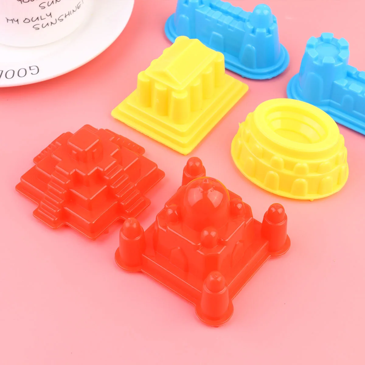 Ensemble de moules de château de sable en plastique épais, 30 pièces, construction pour enfants, plage, extérieur, intérieur, jeu de sable, Kit de château pour enfants