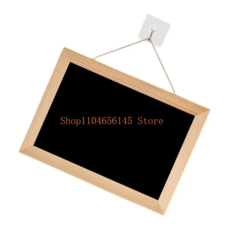 5asd Small Chalkboard Double-Sided Hanging Blackboard Writeable Blackboard