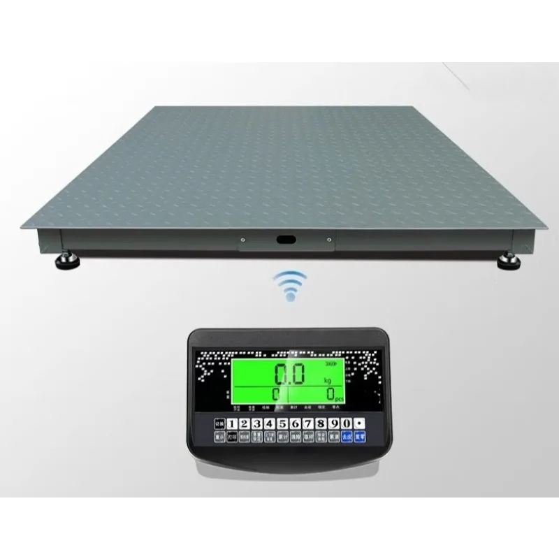 

Беспроводные электронные напольные весы 1-3 тонны, высокоточные утолщенные, промышленные, крупномасштабные, электронные от пола до потолка