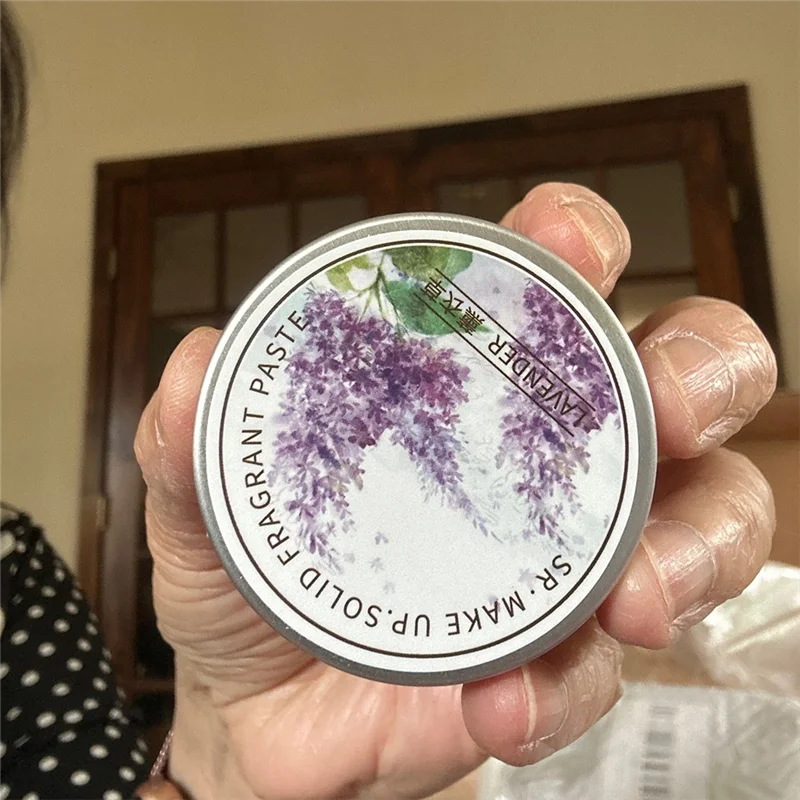 ABUY5 Adet Kadın Katı Parfüm Taşınabilir Katı Balsamı Uzun Ömürlü Kokular Zarif Kadın Katı Parfümler (Lavanta)