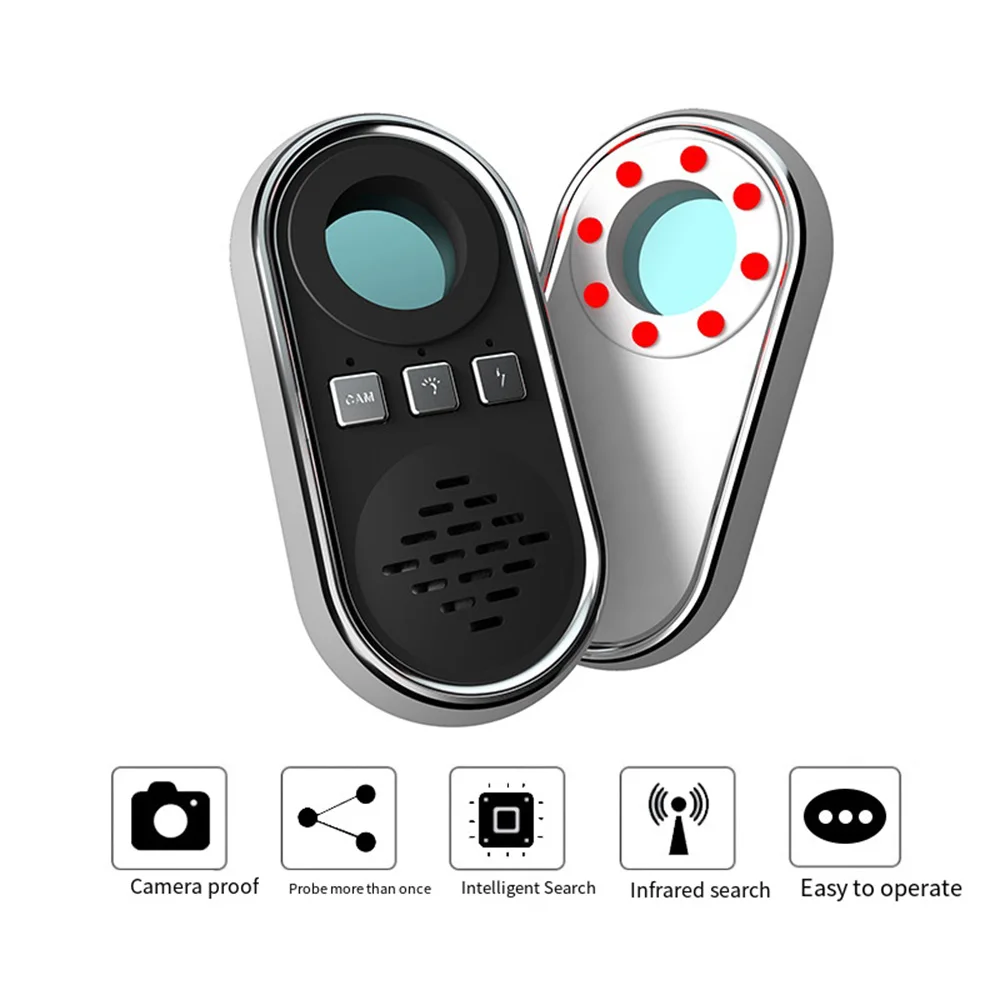 S200 Infrared Detector Anti-Eavesdropping Monitoring Hotel Anti-Sneak Shot Signal Locator Wireless Scan Equipment GPS Detector