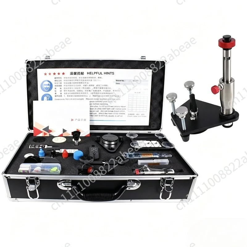 Glass Repair Drill Bit Set Crack Repair M3 Mini Steel Pump Stainless Steel Vacuum Pump Car Window/Home Glass Repair