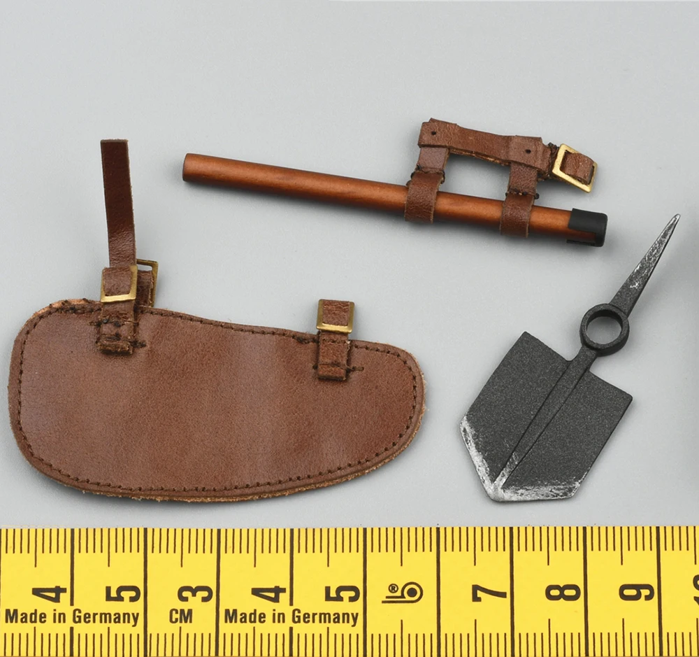 DID B11013 1/6 WWI Military The British Infantry Soldier Tom Battle Shovel Set Bag Holster Set For Action Figure Scene Component