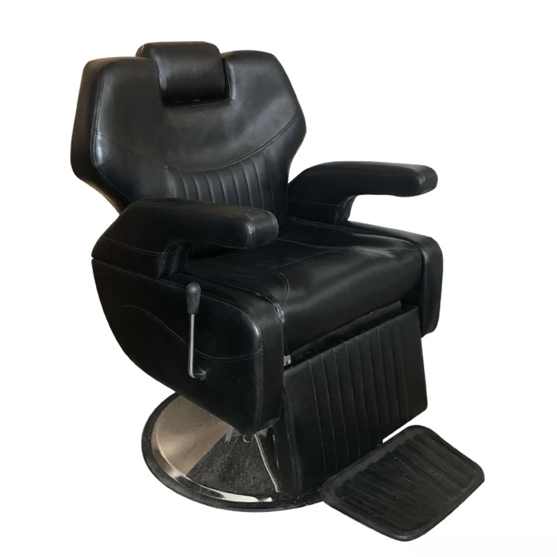 Old-Fashioned Retro Barber Chair Adjustable New Hot Dyeing Chair Hair Cutting Chair