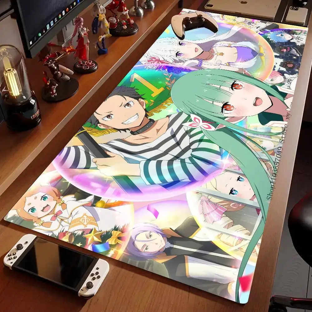 Anime Re Life In A Different World From Zero Mousepad Non-slip Suitable For Office Computers Laptops E-sports Game Desk Mats XXL