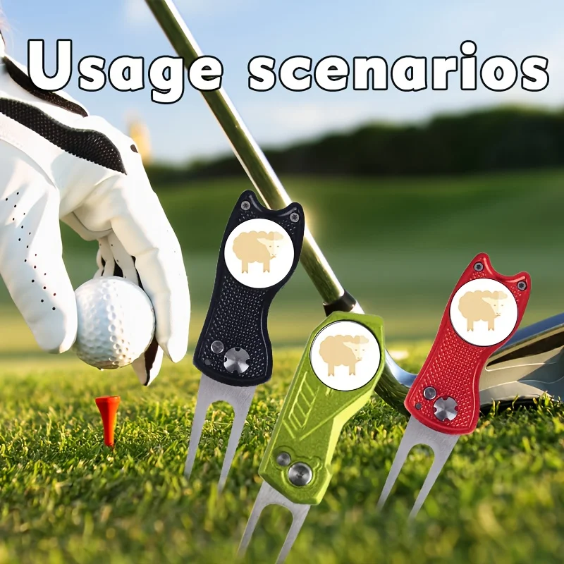 Sello de pelota de golf con divertidos iconos de dibujos animados, adecuado para guantes de golf, sombreros, pantalones de sombrilla, cinturones de cintura