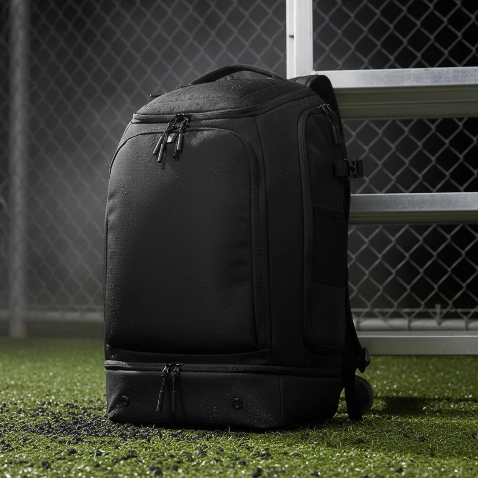 Baseball Equipment Backpack Custom Embroidery Softball Equipment Backpack Bat Sleeve Pack Vented Storage Wet Dry Separation
