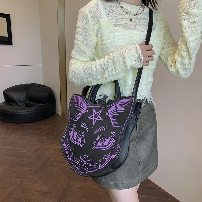 Sac à bandoulière alertes onale chat pour enfants, sac à main Messenger, sac à main tendance, sac à main Halloween, sacs de créateurs pour femmes