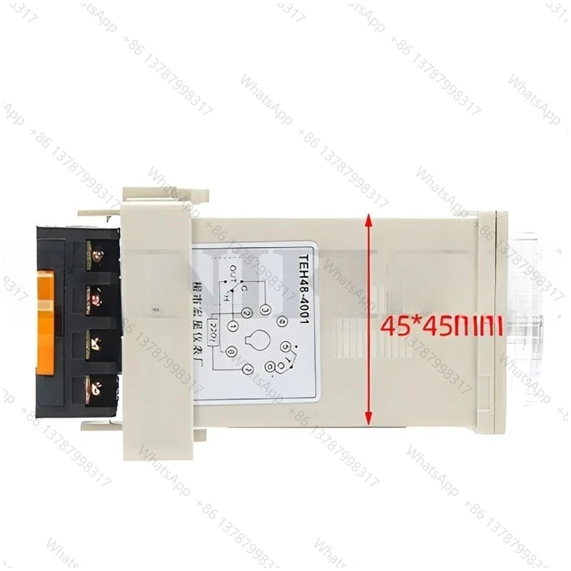 TEH48-4001 Gas Stove Electric Oven Pointer Temperature Controller 0~400℃ AC220V 48*48mm