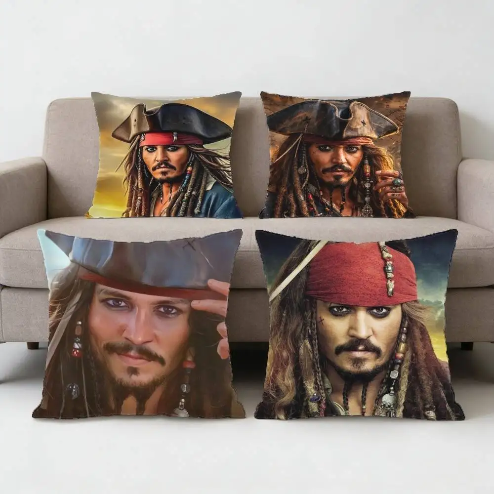 Pirates of the Caribbean Pillow Case Sofa Living Room for Bedroom car Headboard Backrest Cushion Square Cushion Nap Time