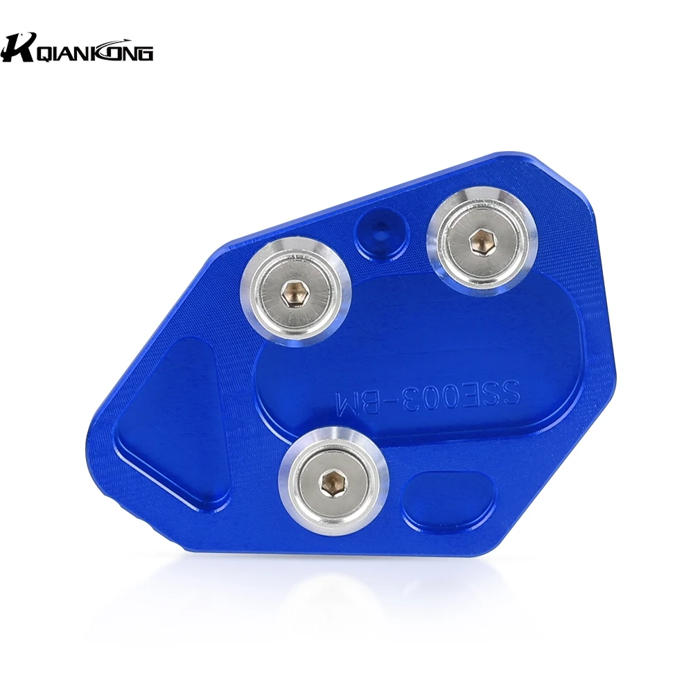 Motorcycle Accessories CNC Side Stand Enlarge Plate Support Kickstand Foot Pad For BMW F 800 R GT S ST F800GT F800S F800ST F800R