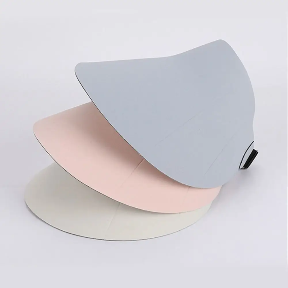 Fashion Foldable Traceless Sun Hat Large Brim Empty Top Seamless Visor Cap Breathable Adjustable Beach Cap Holiday