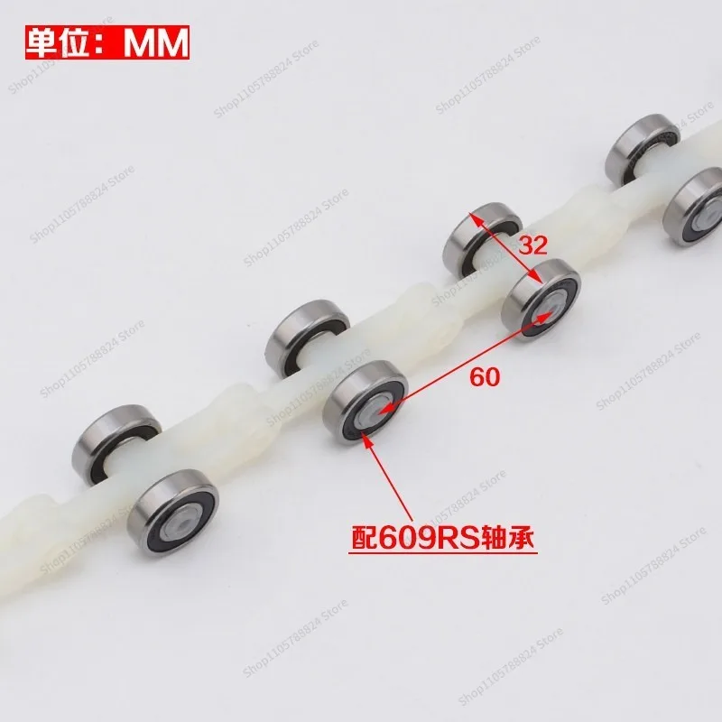 For Escalator Slewing Chain 17 Sections 24 Sections Handrail with Pulley Group Double Fork Single Fork Elevator Accessories