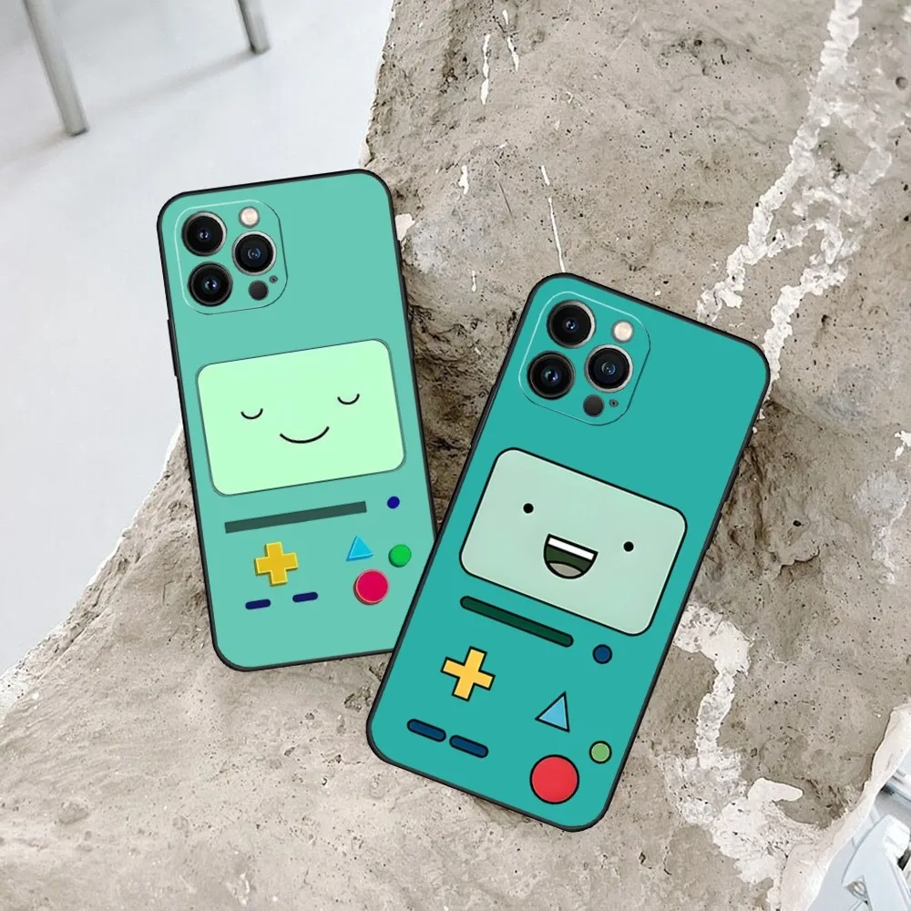 Adventure Time Cute Beemo BMO Jake Finn Phone Case For Iphone 15 13 Pro Max 14 Mini 12 11 Xr X Xs 6s 6 8 7 Plus Silicone Back Co