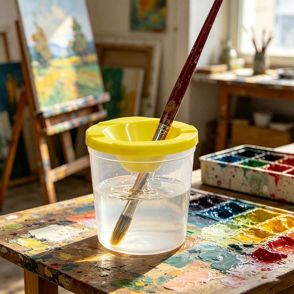Paint Water Cup with Colored L - đánh giá và giá Art And Craft With Paint
