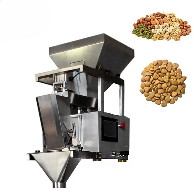 حجم كبير 5L رئيس واحد الخطي الوزن الكلب الغذاء مسحوق الحبوب الشاي الخطي وزن ماكينة حشو