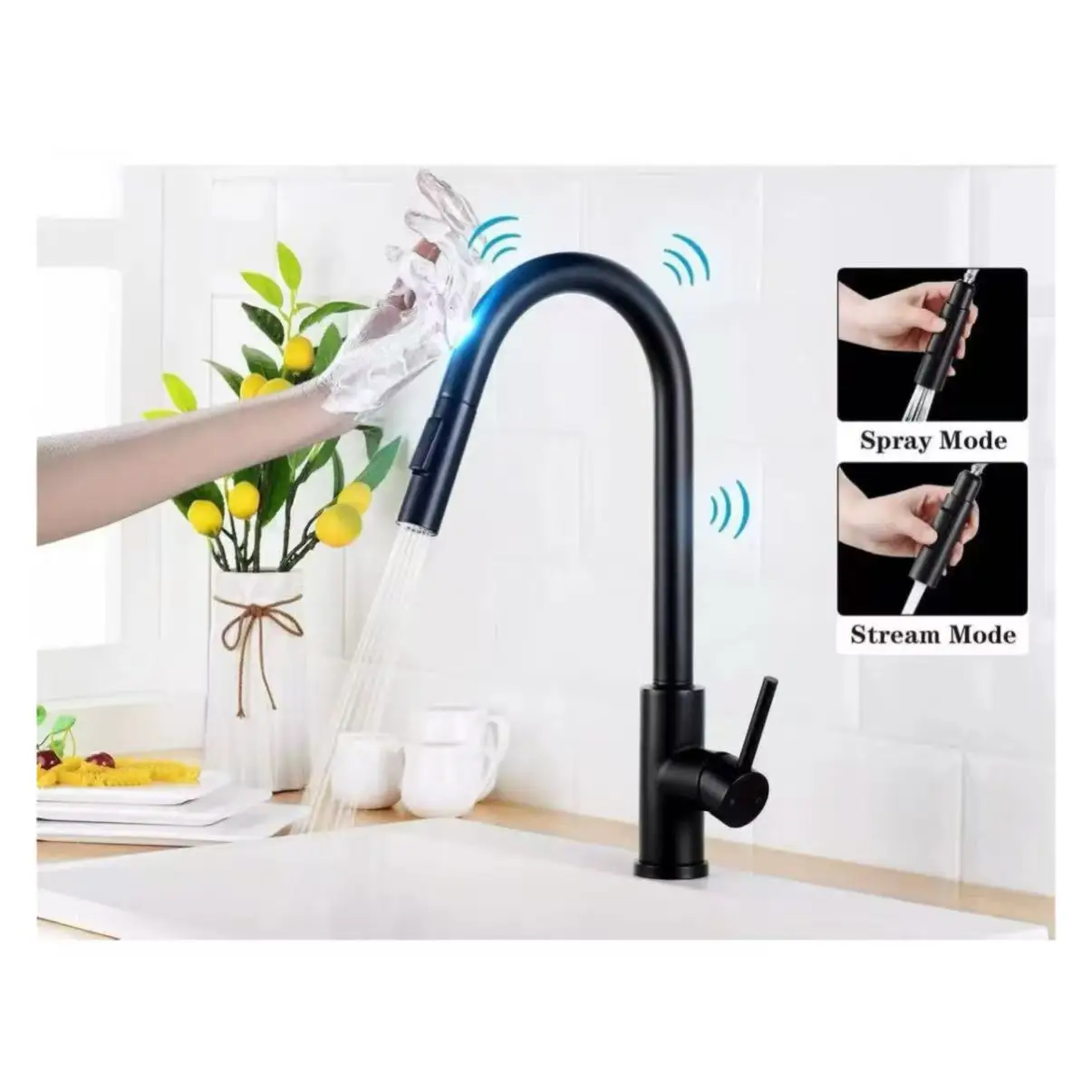 rubinetto-da-cucina-dqok-estraibile-in-acciaio-inox-spazzolato-nero-con-sensore-miscelatore-intelligente-a-induzione-con-controllo-touch-per-lavello