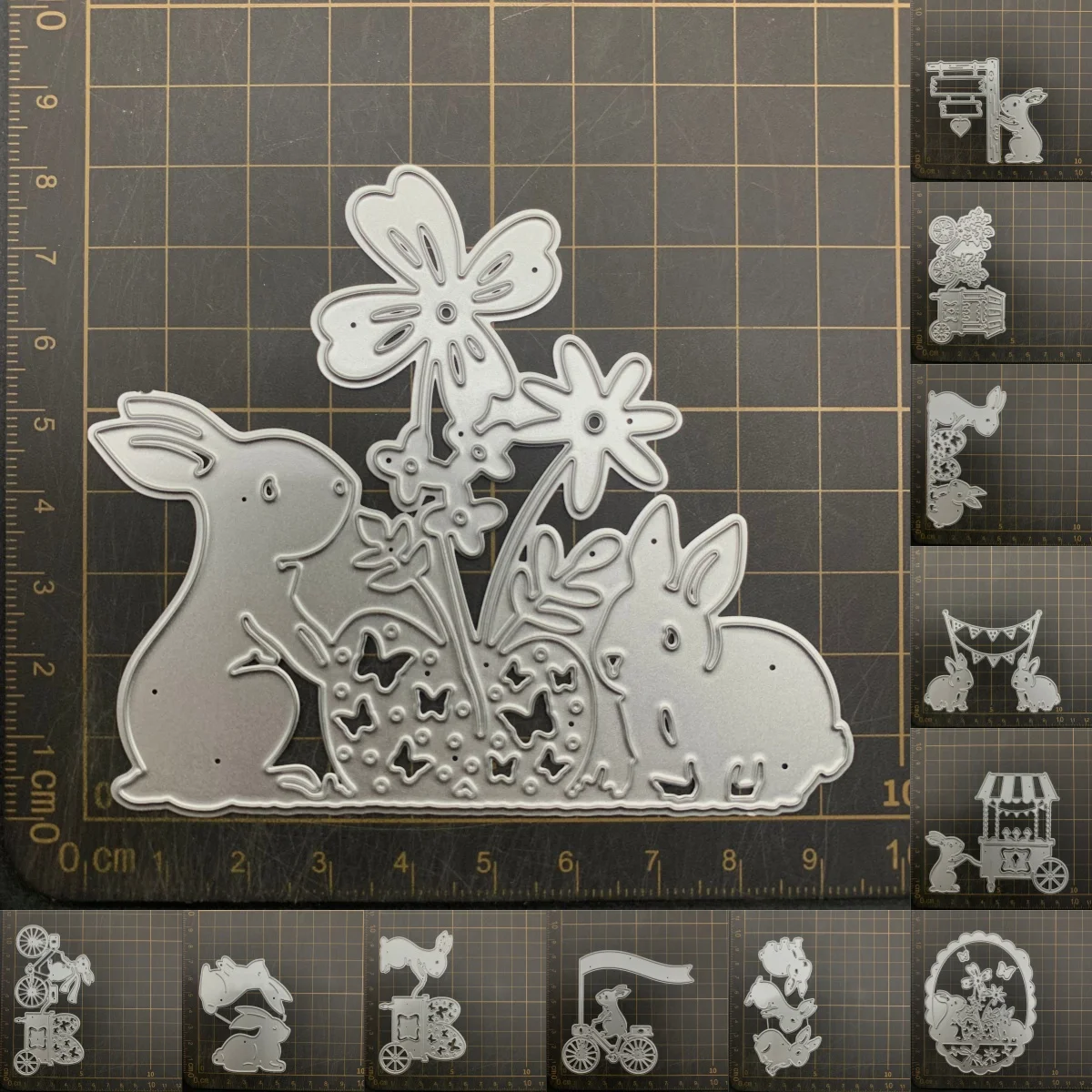 

13 видов металлических вырубных форм и трафаретов для скрапбукинга: цветы, флаги, кролики, для декоративного тиснения и рукоделия