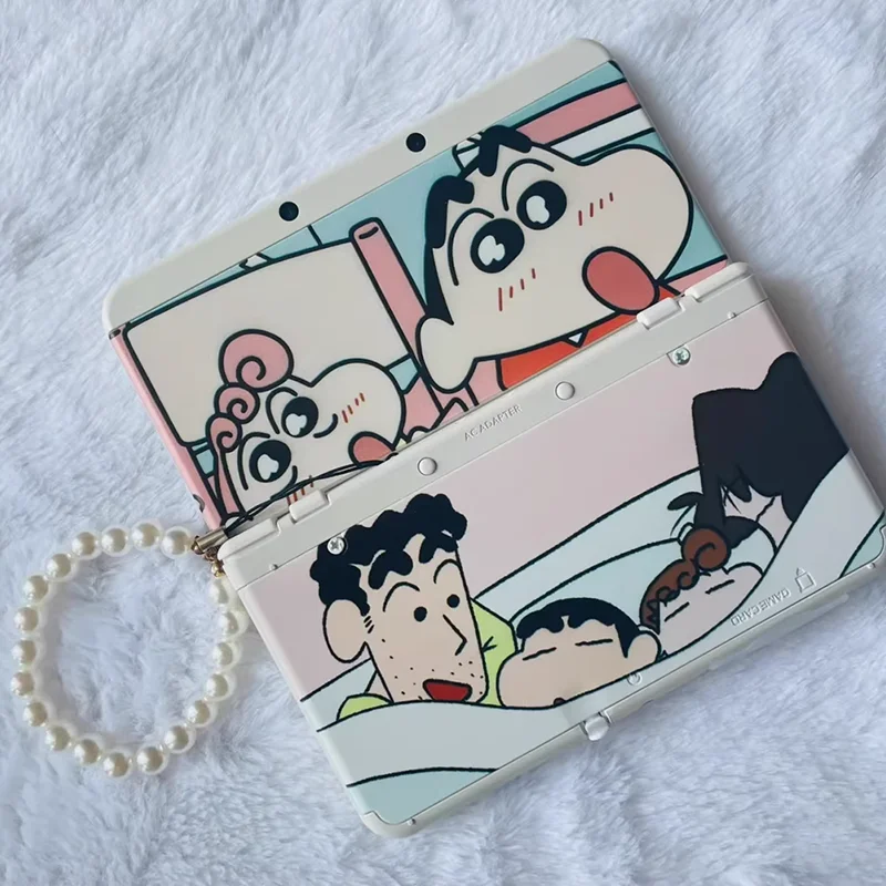 

НОВЫЙ сменный корпус для консоли 3DS, чехол Crayon Shin-chan, розовые иллюстрации, новый 3ds, большой УФ-процесс