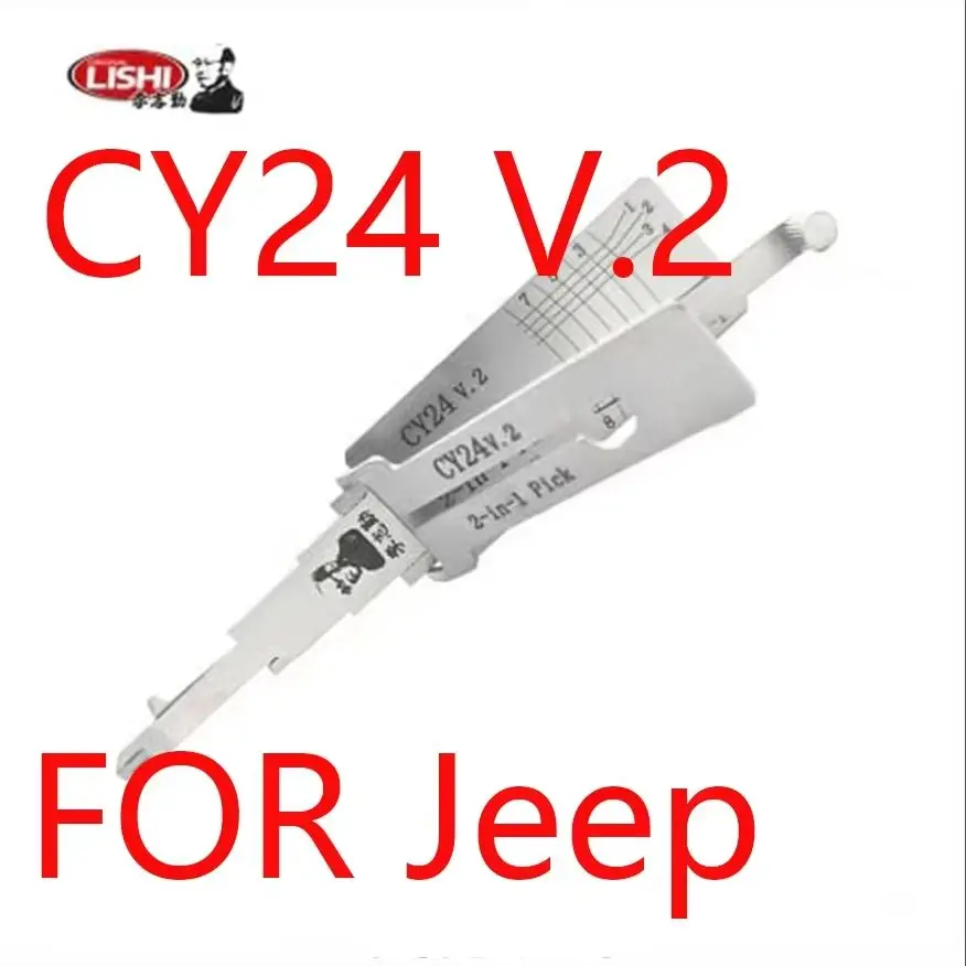 

2026 LISHI 2IN1 CY24 Locksmith Pick Decoder V.2 for Chrysler Y159 Y157 CY24 New Version Car Unlocking Tool