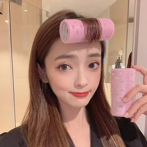 Rodillos de pelo autoadhesivos grandes para peluquería, uso doméstico, rodillo de estilismo mágico DIY, rizador de pelo, herramientas de belleza para mujer, 3 estilos, 1 ud.