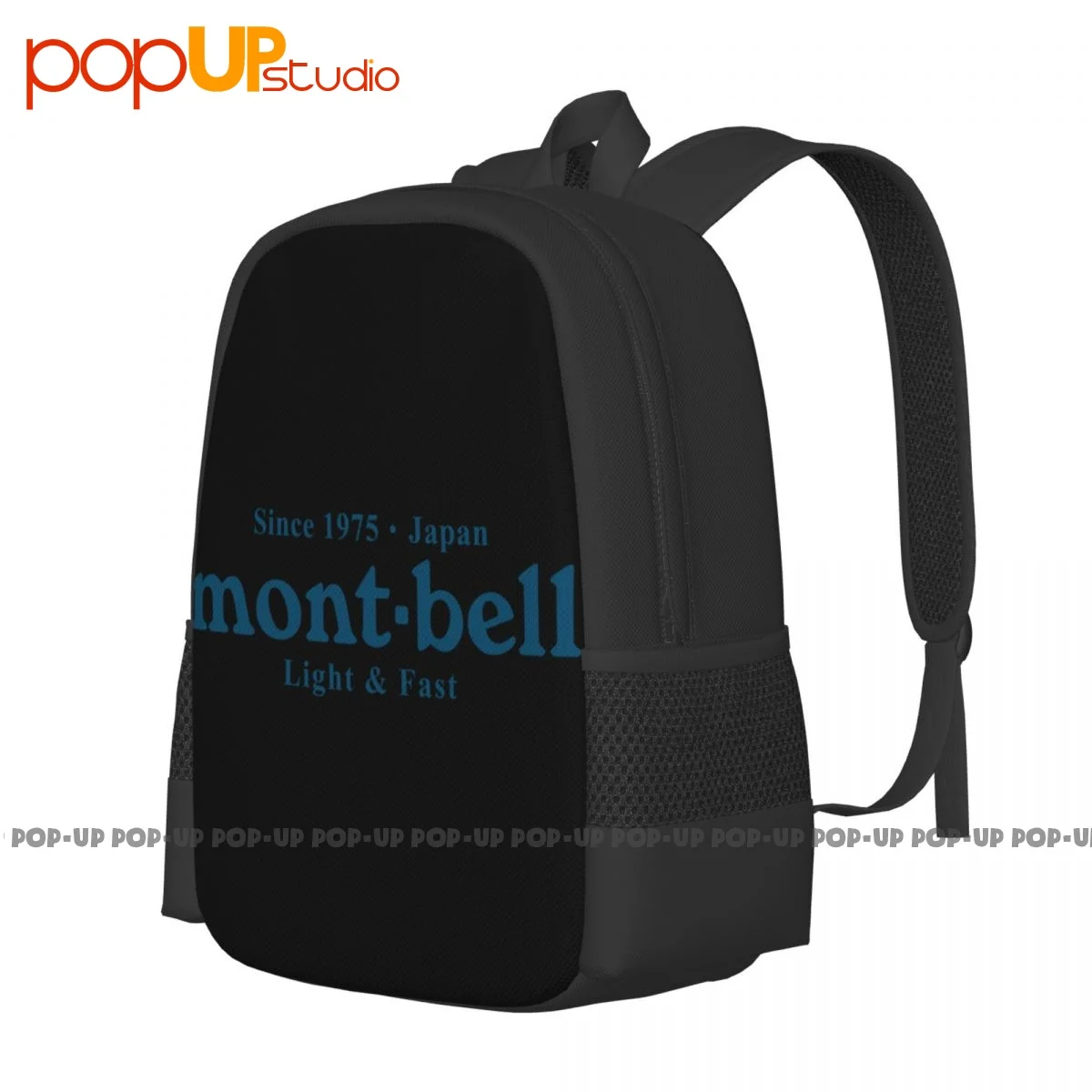 Montbell Logo Backpack Large Capacity Bookbag Swimming Sports Style School Sport Bag