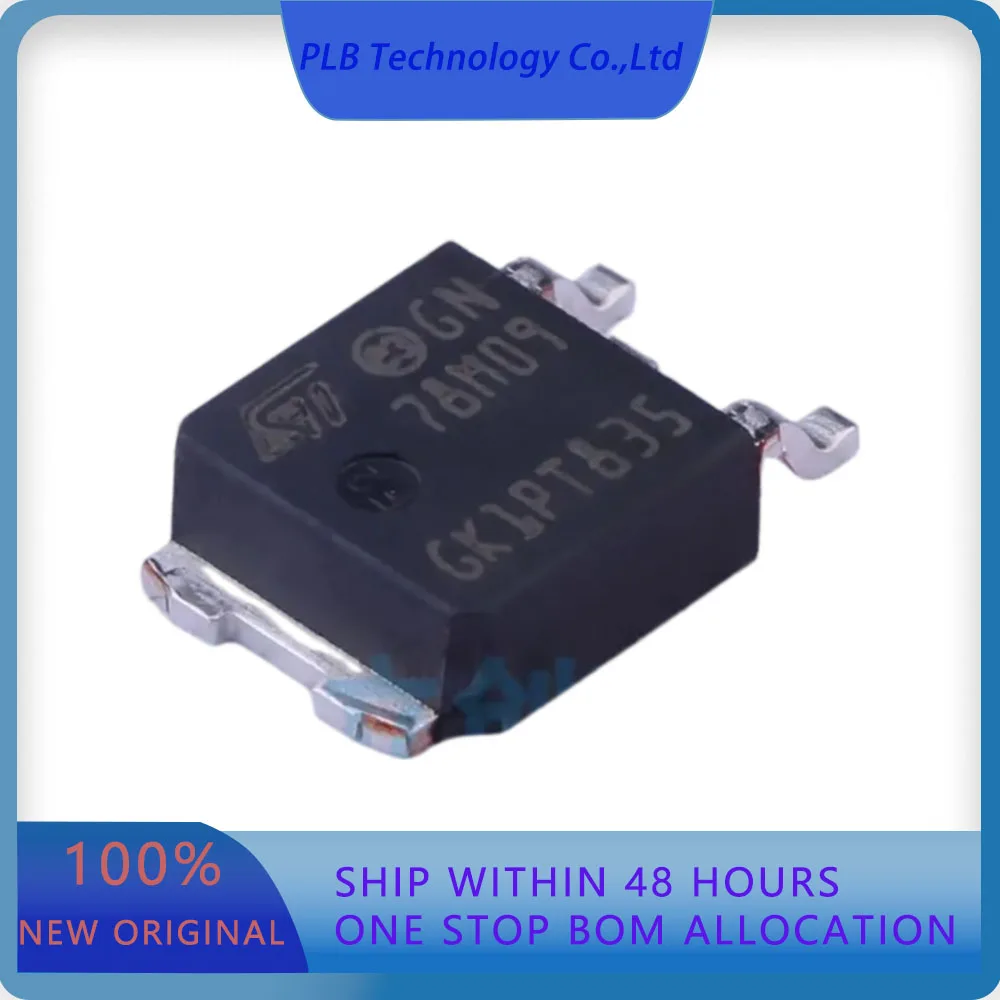 L78M09CDT-TR L78M09  500mA Fixed 9V Positive 24V TO-252-2(DPAK) Voltage Regulators  - LinearLow Drop Out Original Stock