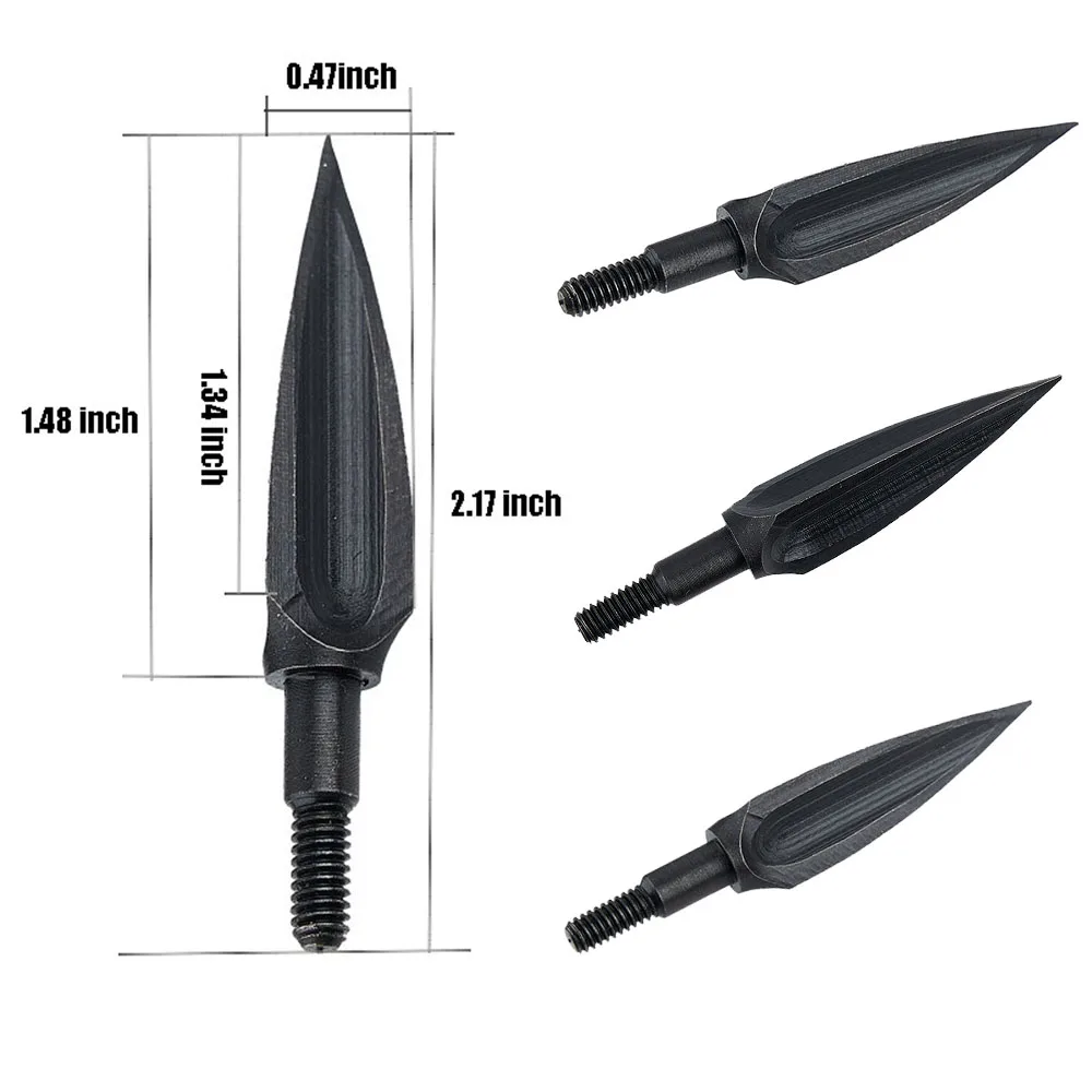 6/12/24 قطعة الرماية 125 الحبوب الصيد برودهيدس رؤوس السهم نقاط تلميح لسهام الكربون ل مجمع القوس الطويل الصيد الرماية #2