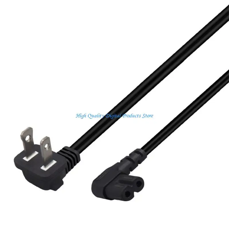 

U2JE US 2Prong 2Pin Figure 8 Male to Female Power Cord US Male to C7 Female Power Connectors Cable