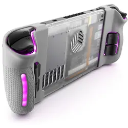 Cubierta de vapor con placa trasera transparente RGB, carcasa de repuesto de edición transparente para válvula, accesorios de cubierta de vapor