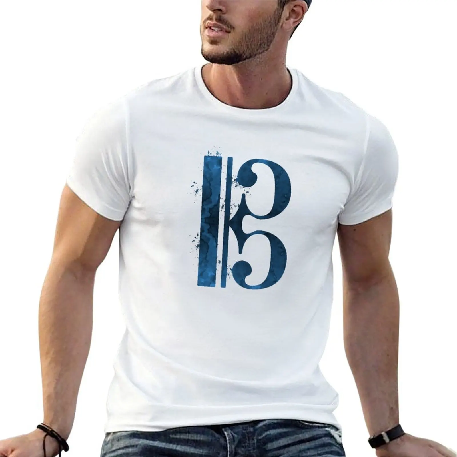 Alto clef T-Shirt Breathable Mesh Panel T-Shirt