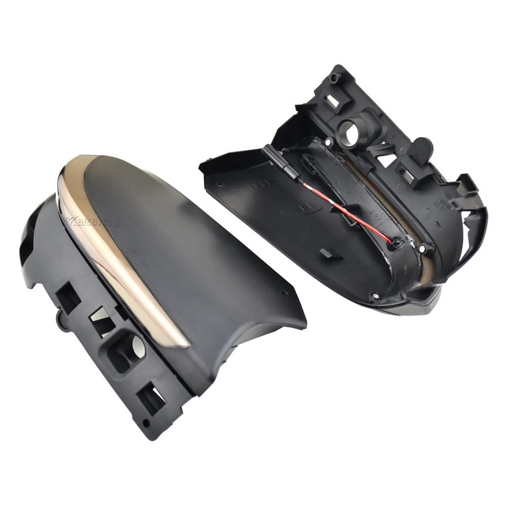 الديناميكي الوامض LED بدوره مصباح إشارة لتويوتا كامري حقوق الإنسان بريوس XW50 PHV متتابعة وامض مصباح مرآة المؤشر #6