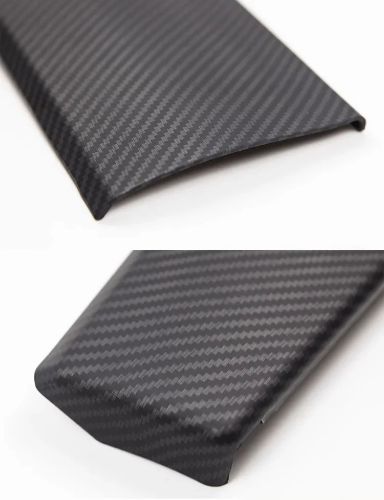 Auto Dashboard Abdeckung Für Tesla Modell 3Y Tür Dash Trim Panel Carbon Fiber ABS Innen Zubehör Aufkleber 2021-2024 Neue – Detail 11