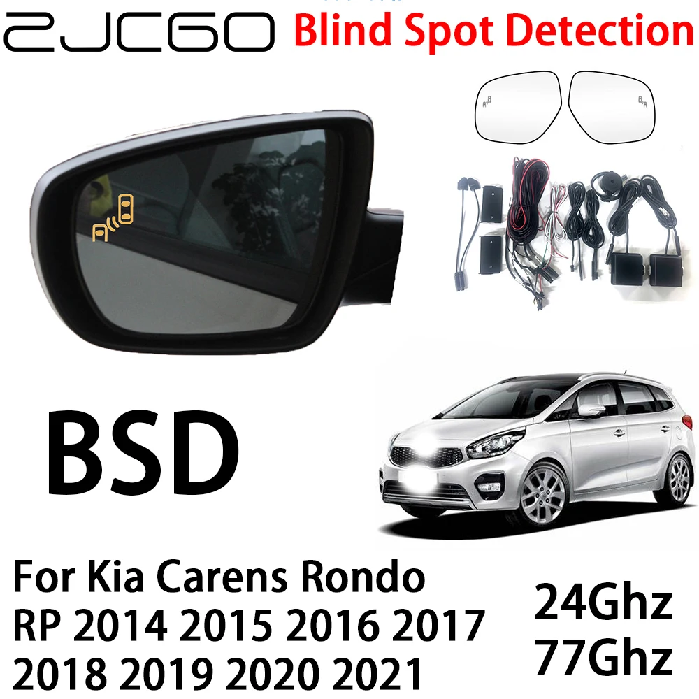 ZJCGO Car BSD Radar Warning System Blind Spot Detection for Kia Carens Rondo RP 2014 2015 2016 2017 2018 2019 2020 2021
