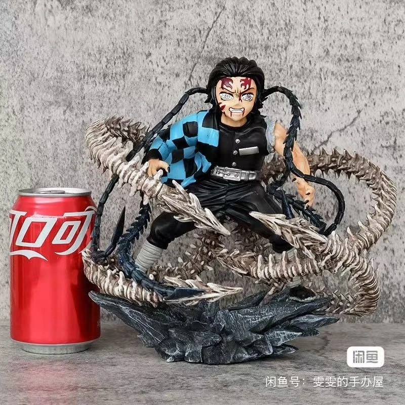 

21cm Demon Slayer Gk Kamado Tanjirou Figure Anime Pvc Action Figurine Statue Toys For Children Birthday Gift Collection Model