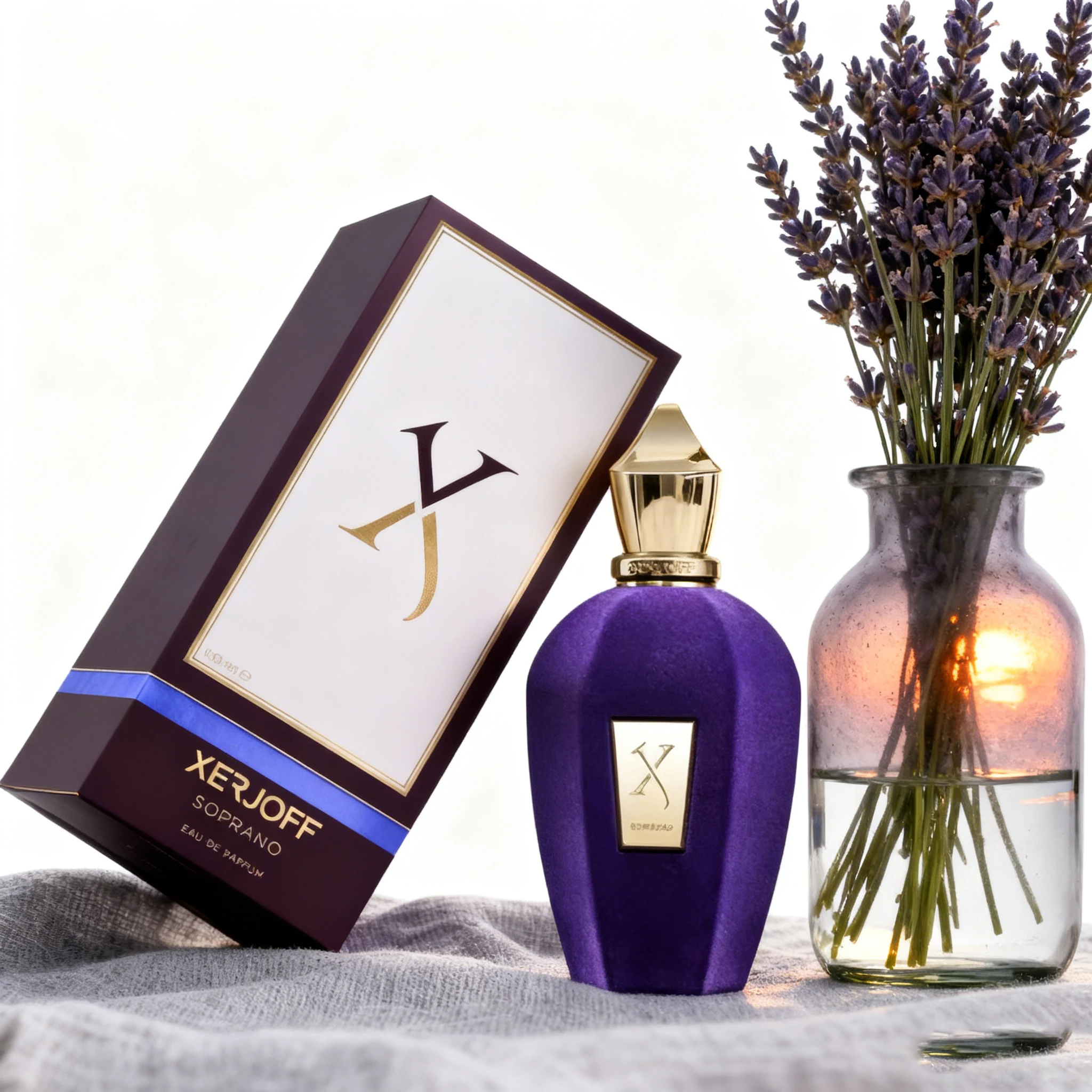 زيرجوف سوبرانو |   رذاذ عطر زجاجة أرجوانية فاخرة، عطر زهور رقيق، عطر يدوم طويلاً، عطر للرجال والنساء