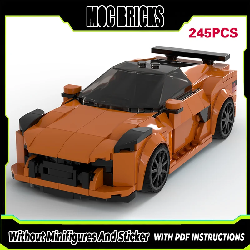 

Модель гоночного автомобиля Speed Racing Car MOC, конструктор Z06 2LZ, спортивный автомобиль, модульная технология, подарки, праздничный набор для сборки, детские игрушки