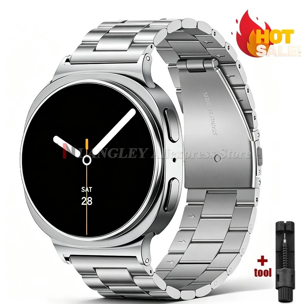 Metallarmbänder für Samsung Galaxy Watch 9 8 40mm 44mm Edelstahlarmband Correa Galaxy Watch 8 Classic 46mm Herren Sportbänder – Detail 2