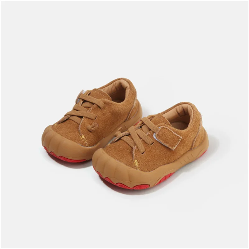 2025 جديد الخريف حذاء طفل جلد طبيعي طفل أطفال حذاء كاجوال في الهواء الطلق عدم الانزلاق موضة ليتل بنين بنات أحذية رياضية EU16-26 #5