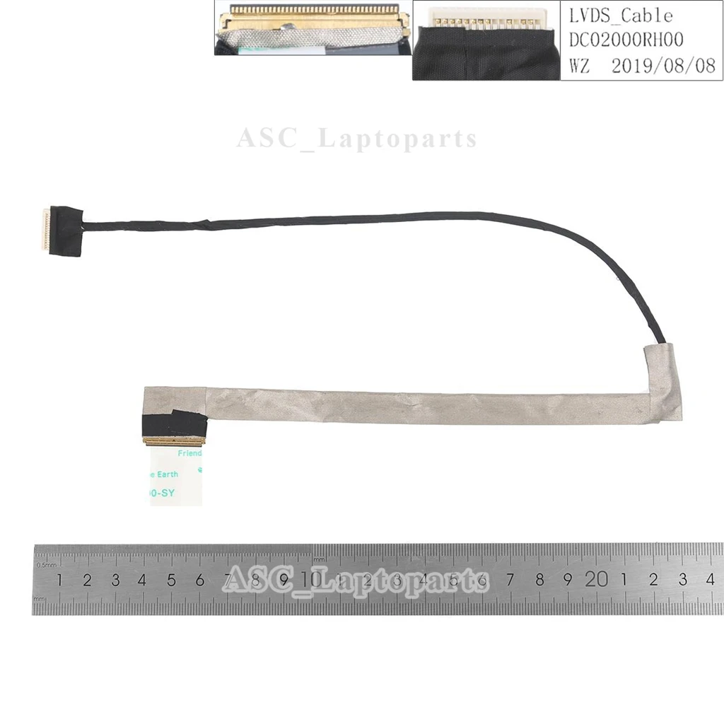 Novo original lcd led vídeo cabo flexível lenovo g550 g555 15.6 "tela do portátil cabo de vídeo dc02000rh00