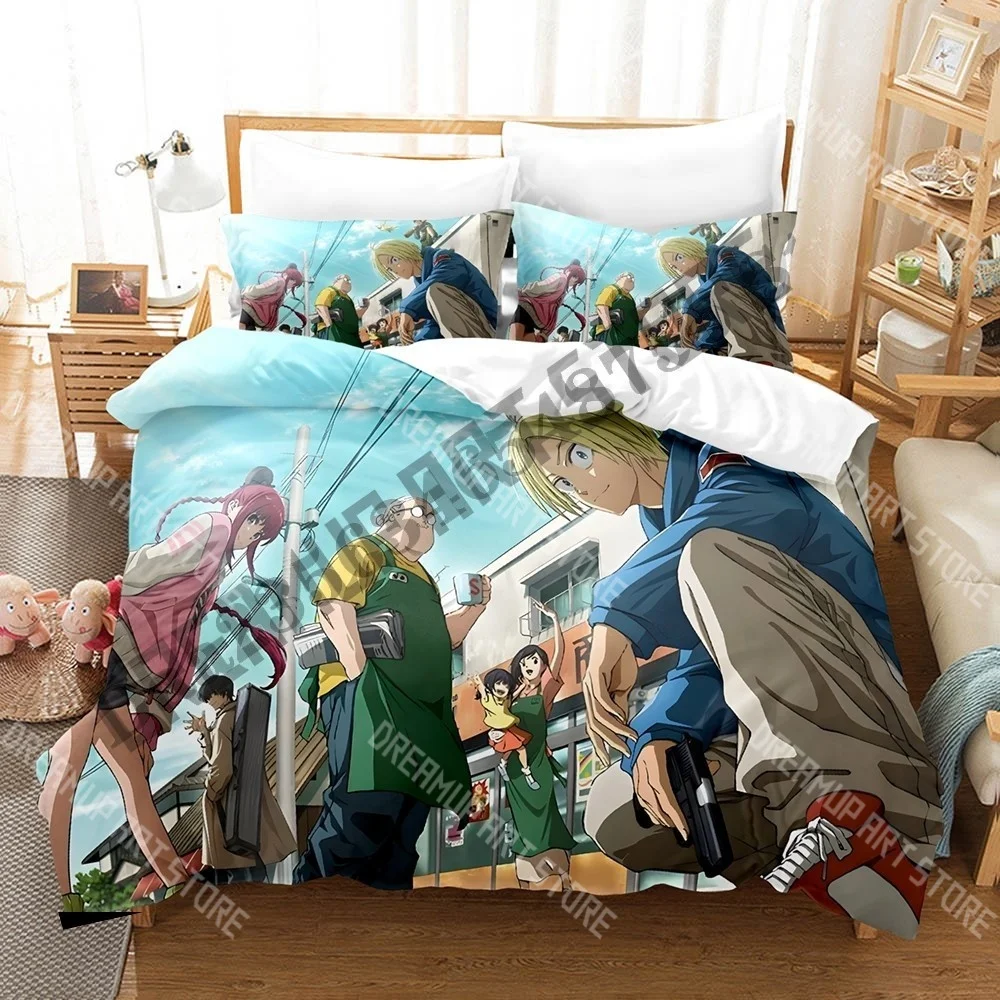 3D Printed Sakamoto Days Anime Bedding Set for Boys Girls Duvet Cover Pillowcase Twin Queen King Full Single Double Sizes