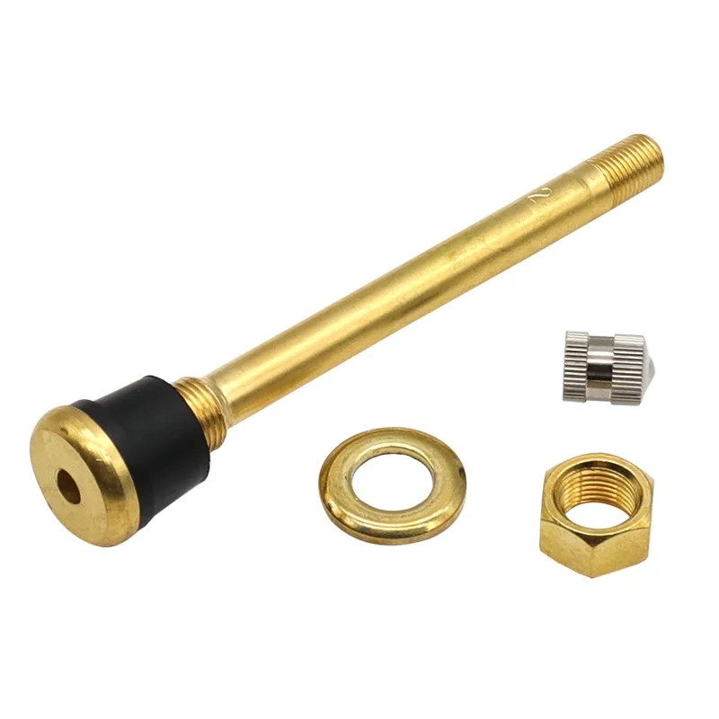 Tire Valve Extension Pole Spot Car Valve Pure Copper Metal Extension Rod Valve Extension Tube Tools