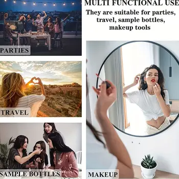 30/50/100 ks 2ml 3ml 5ml 10ml Přenosné prázdné znovu naplnitelné skleněné lahvičky na parfémy, kosmetické lahvičky, vzorky tenkých skleněných lahviček 8 nejlepší prodej dekantace parfému - №7