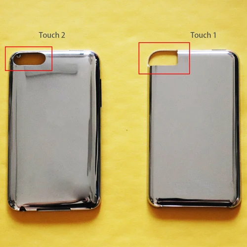 Carcasa Trasera Metálica Plateada Para Ipod Touch 1ª Y 2ª