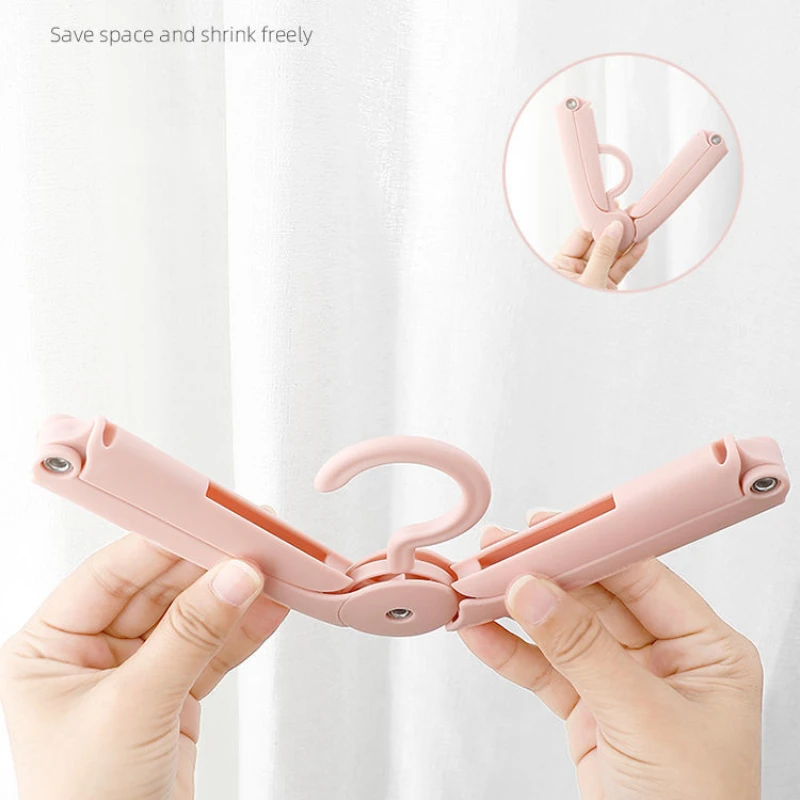 Travel Mini Portable Travel Hangers Dormitory Multi-functional Hangers Travel Folding Hangers Storage Device Organizador De Ropa