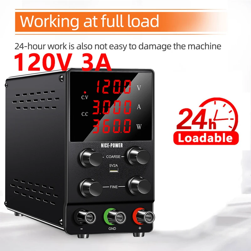 30V 10A DC Netzteil Einstellbare Digital Display Labor Netzteil Spannung Regler 60V 120V Wartung Schnelle Lieferung