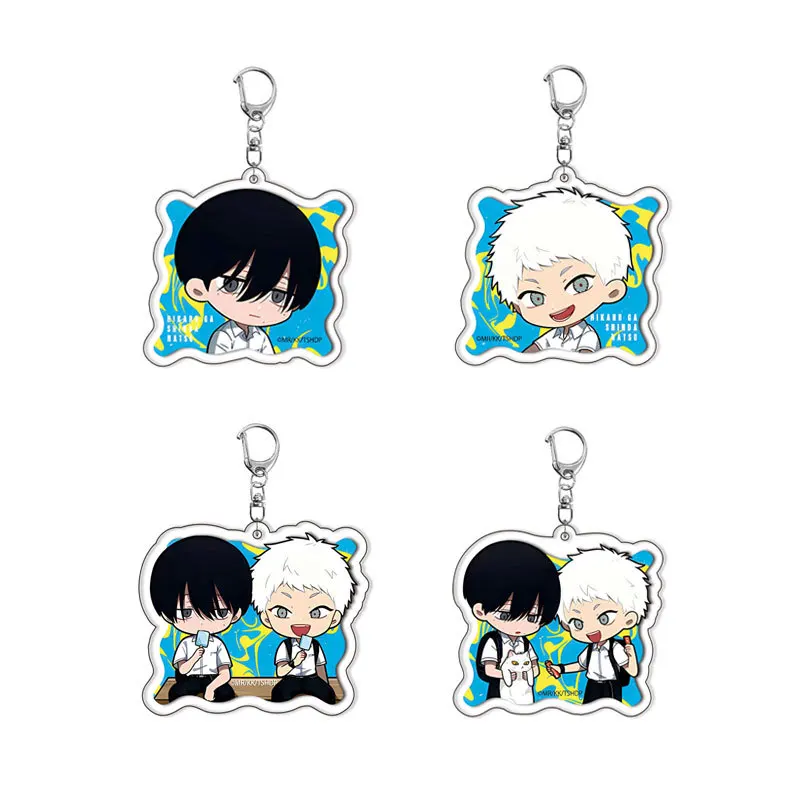 

The Summer Hikaru Died Q Ver Anime Acrylic Keychain Bag Charms Pendant Fans Gift Animation Products Fans Bag Gift Accessories